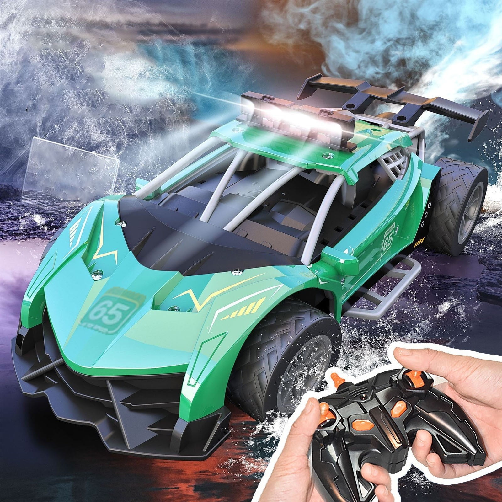 Sales Clearance Remote Control Spray FourWheel Drive Drift Racing Car