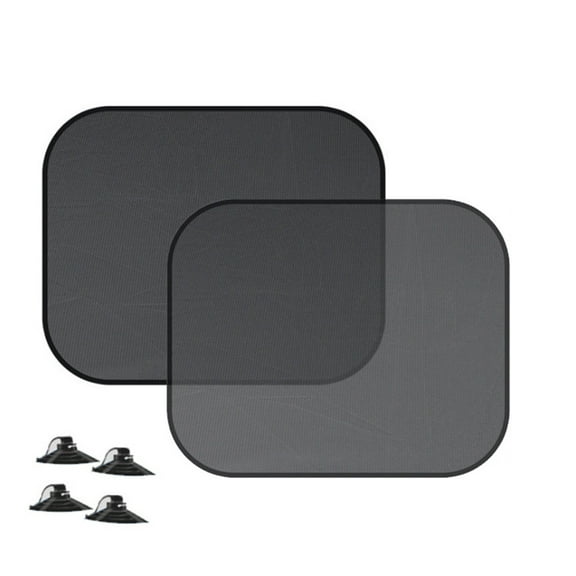 Sales Clearance Today! 2 Pcs Universal Car Window Shade, Cling Sunshade, Sun, Glare and UV Rays Protection for You, Side Window Car Sun Shades, Blocks Over 98% of Harmful UV Rays, 14"×17"