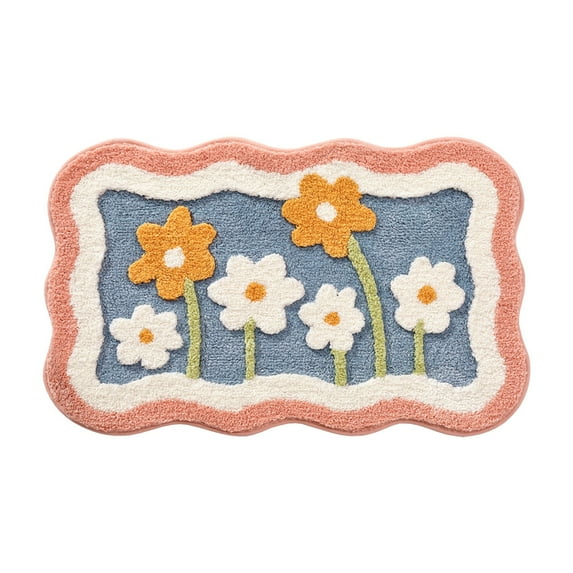 Sales Honeeladyy Soft Bedroom Carpet Thickened Carpet Room Small Carpet Bathroom Carpet Non Slip Carpet