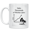 thumbnail image 1 of Sales Journey Humor - Sales Professionals - 11 oz Ceramic Coffee Mug, 1 of 3