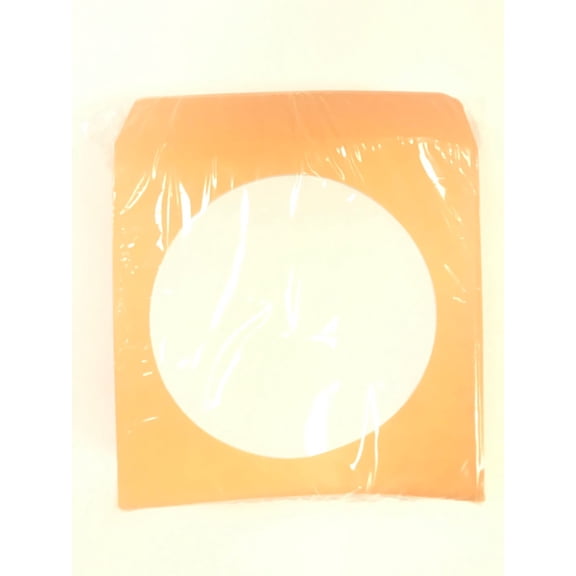 Sales! New 100pcs CD ORANGE PAPER SLEEVE With Window, JS203, Free Shipping