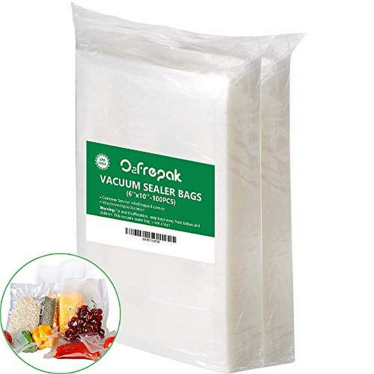 100pcs Vacuum Sealer Bag Food Grade Precut Vacuum Bags For Food