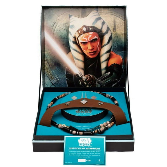 Sales One LLC Star Wars Fandom with Black Ashoka Tiara And Necklace Set