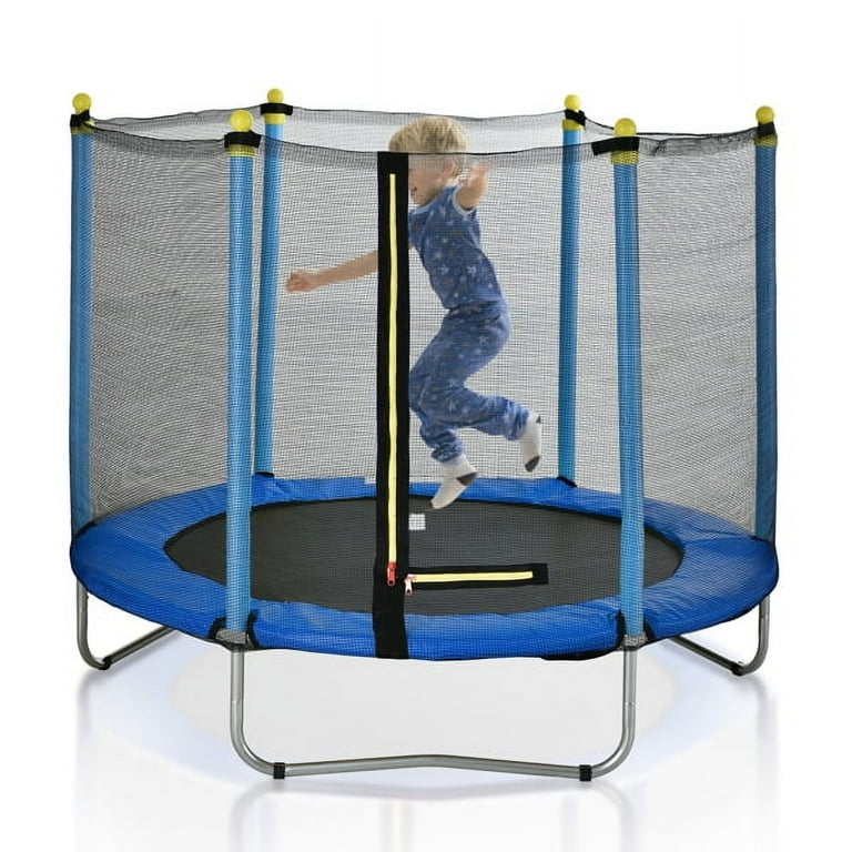 Sales Promotion] Trampoline for Kids with Safety Enclosure Net