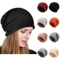 thumbnail image 1 of Sales Today Under $5 Dark Gray Winter Hat GIJNRIUIUA Knit Beanie Winter Hats for Men and Women Warm Soft %26 Stretchy Daily Ribbed Lightweight Toboggan Cap Hijab Turban, 1 of 4
