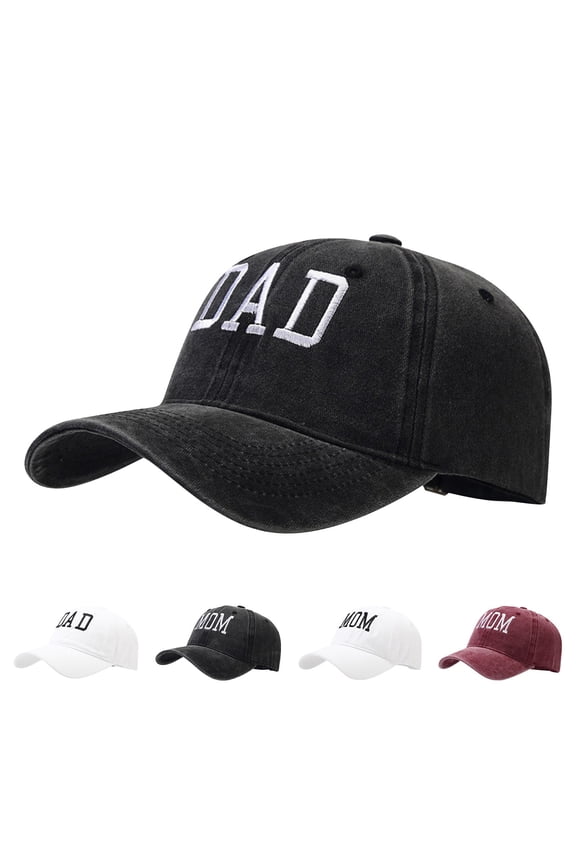 Sales Today Under $5 Red Womens Hats Baseball Caps GIJNRIUIUA Mom and Dad Hats Fathers Mom Dad Hat Embroidered Adjustable Baseball Caps for Couples Parents Fishing Hat