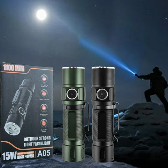3LED Flashlights High Powered Super Bright Flashlight Rechargeable 5 Modes Lights For Emergency Outdoor Home Camping Hiking Gift