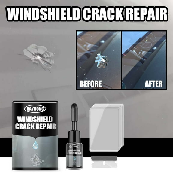 Auto Windshield Crack Repair Fluid, Windshield Bonding Fluid, Crack Repair Kit for Auto Glass, Windshield Restoration, 40ml Options