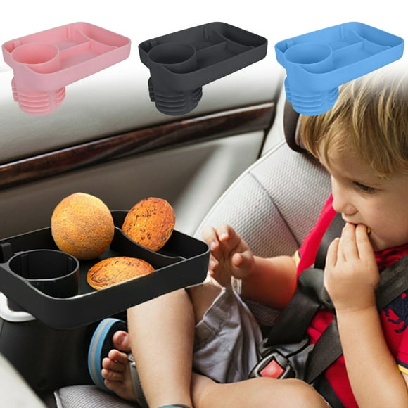 Sales Today Clearance! Baby Car Seat Tray, Portable Polymerized Siloxanes Car Tray, Security Seat Cup Holder for Kids, Easy to Use & Clean Baby Car Accessories Deals of The Day Clearance!