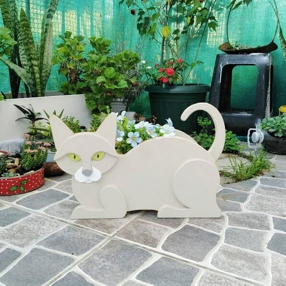 Sales Today Clearance! Bifavgk Indoor And Outdoor Garden Ornaments Animal Flower Pots Garden Art And Craft Decorations Cat Flower Pots Potted Planters Mini Flower Pots Plant Pots Indoor Flower Vase