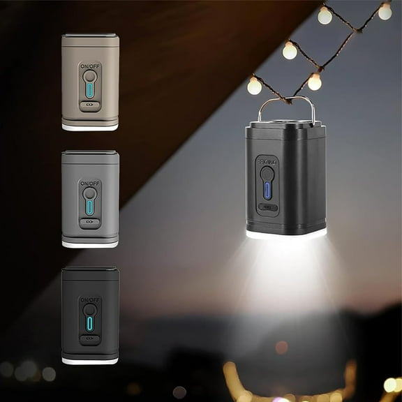 Sales Today !Camping Lanterns, Wireless Pump Outdoor Small and Suction Purpose Pump Bed Compression Bag Lithium Battery Pump Camping Light(Black)