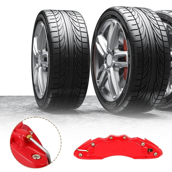 Car Brake Caliper Covers, Aluminum Metal Brake Covers, Decorative Wheel Covers, Abalone Brake Covers for Custom Car Design and Protection