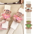 thumbnail image 1 of Car Seat Belt Shoulder Protector, Cute Plush Cartoon Strangle Protection Covers for Car, Soft Shoulder Pads for Seat Belts, Car Interior Accessories, 1 of 2