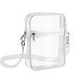 thumbnail image 1 of Clear Bag Stadium Approved Work & Business Travel Unisex Clear Crossbody Shoulder Bag, 1 of 1