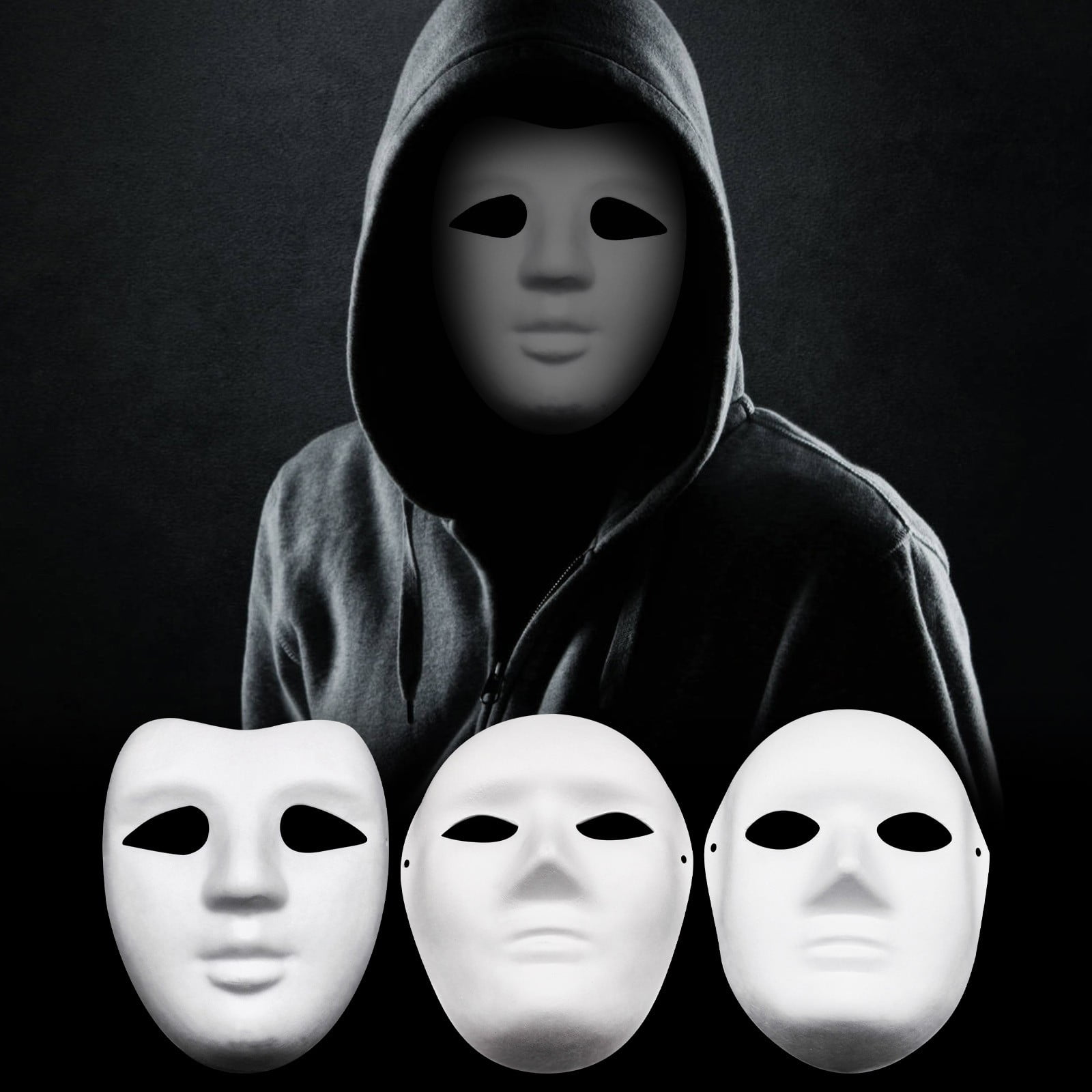 Sales Today Clearance! DIY Craft White Masks, 10PCS Originality ...