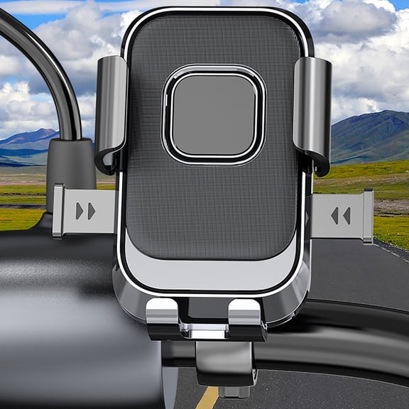 Electric Bicycle Mobile Phone Holder, Shockproof Riding Navigation for Motorcycle, Outdoor Waterproof Phone Mount for Bikes and Scooters