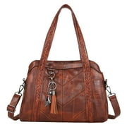 Sales Today Clearance! FAJHHA Large Capacity Tote Bag,Soft Leather Handbag,Messenger Bags,Fashionable Crossbody Purses for Women,Ladies’ Multi-Compartment Bag,Stylish Mom Bag