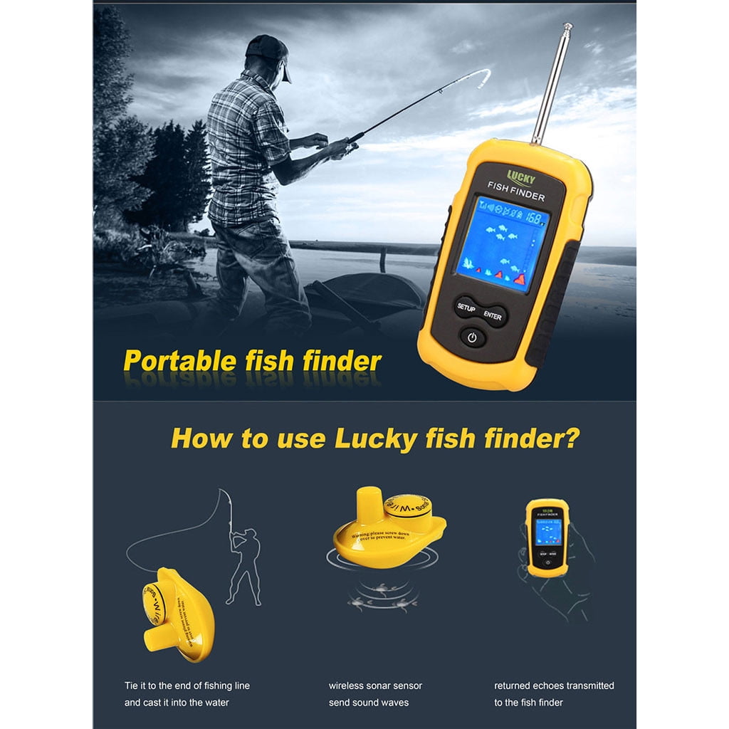 Sales Today Clearance! Finder Depth Finder Sonar Alarm Marine Fishfinder Navigation Tools US detec Deals of The Day Clearance!