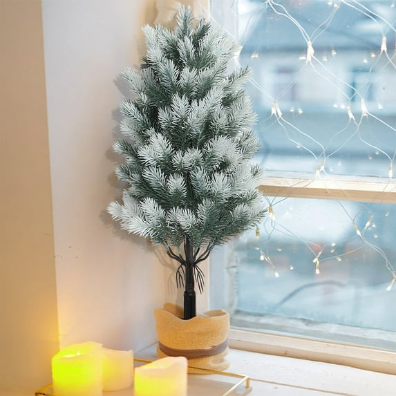 Sales Today Clearance! Gosuguu Artificial Cedar Topiary Trees for Outdoors, Faux Shrubs, Ground Spike Cedar Plant, Indoor, Outdoor Decoration, Room, Porch Bushes