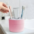 thumbnail image 1 of Gosuguu Bathroom Toothbrush and Toothpaste Rack, Toothbrush Storage Box Set, Punch-Free Toothbrush Holder, Easy-to-Clean Toothbrush Organizer, 1 of 6
