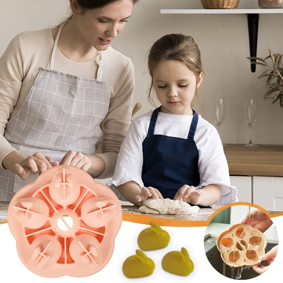 Sales Today Clearance! Gosuguu Chocolate Rabbit Molds for Pudding, Jelly, Cheesecake, Baking Tools, Kitchen Molds for Desserts, DIY Pudding Molds, Perfect for Easter Treats