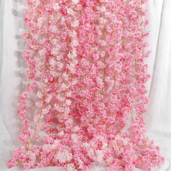 Gosuguu Encrypted Simulation Rattan Christmas Decoration, Fake Rattan Flowers, Plastic Christmas Rattan, Holiday Wreaths, Artificial Rattan Garland