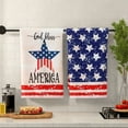 thumbnail image 1 of Gosuguu Independence Day Kitchen Towel, Polyester Cotton Platter Rag, 4th of July Kitchen Accessories, Red, White, and Blue Kitchen Dish Towel for Celebration, 1 of 7