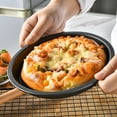 thumbnail image 1 of Gosuguu Round Non-Stick Pizza Baking Pan, Home Pizza Baking Tray, Pizza Cooking Pan for Oven, Nonstick Pizza Maker for Home and Kitchen Baking, 1 of 3