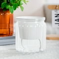 thumbnail image 1 of Gosuguu Transparent Hydroponic Flower Pots, Small Plastic Potted Pots for Indoor Use, Clear Desktop Hydroponic Plantsers, Perfect for Green Lovers, Flower Pots for Decor, 1 of 7