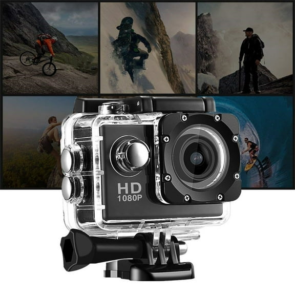 HD1080P Outdoor Sports Camera, Diving Multifunctional Underwater DV Camera, Sports Action Camera for Waterproof Outdoor Adventures