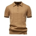 thumbnail image 1 of Mens Golf Shirts Short Sleeve Quarter Zip Knit s Slim Fit Textured Stretchy Shirt for Men M, 1 of 3