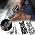 thumbnail image 1 of Multi-Functional Pliers with Locking Function, Needle-Nose Pliers, Outdoor Emergency Tool, Folding Maintenance Knife & Pliers for Repairs, 1 of 4