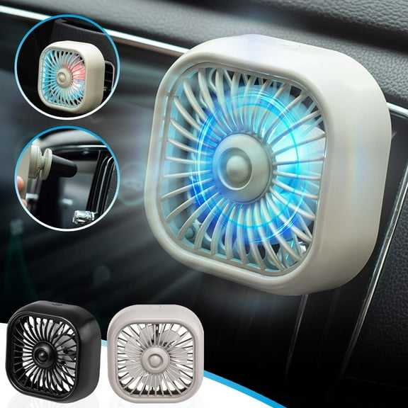 Sales Today Clearance! Small USB Car Fan, Automotive Cooling Fan, Colorful Car Fan for Air Circulation, Personal Auto Cooling, Car Fan Accessories for Summer Deals of The Day Clearance!
