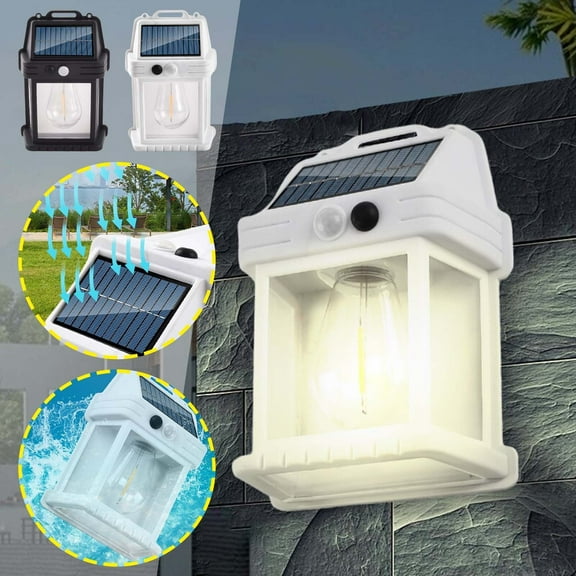 Solar Courtyard Light, Super Bright Outdoor Lighting with Human Body Induction, Automatic Motion Sensor Light for Garden, Yard, and Patio Decoration