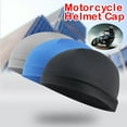 thumbnail image 1 of Sweat Wicking Helmet Liner Cap UV Protection Quick Dry Beanie Hat Inner Skull Cap for Cycling, Running, Motorcycling, and Construction Helmets, 1 of 2