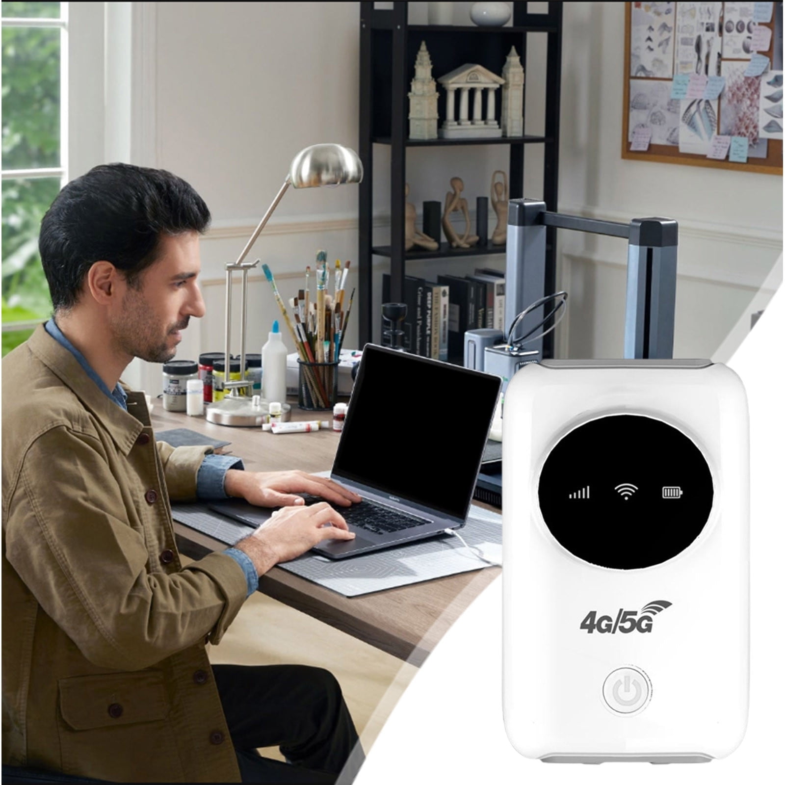 Sales Today Clearance! Topliu 4G Wireless Router,Portable Mobile Wi-Fi Hotspot for Travel,SIM Card Slot LTE MIFI Router,High-Speed Wi-Fi for Car,Home \u0026 Outdoors