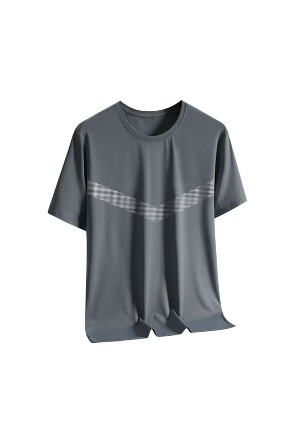 Wicking Shirts for Men Big and Tall Short Sleeve UPF 50 + T-Shirt Quick Dry Athletic Running Swim Tops XXXXXL