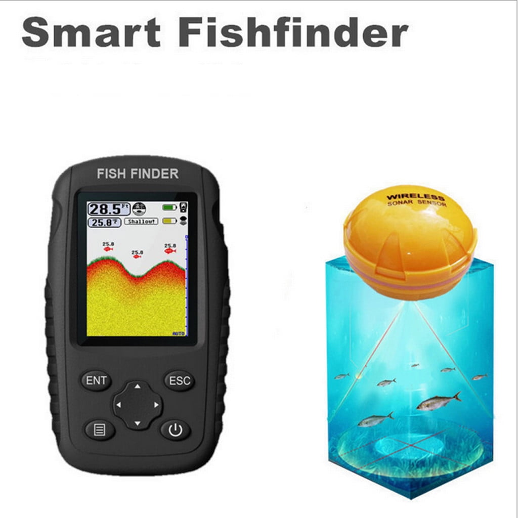 Sales Today Clearance! Wireless Handheld Fish Finder Portable Fishing Fishfinder Fish Depth Finder Deals of The Day Clearance!