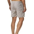 thumbnail image 1 of Sales Today HOOMEUMY Men's Summer Shorts Drawstring Swim Trunks Quick Dry Beach Shorts with Pockets Lightweight Solid Color Bermuda Shorts Gray 10, 1 of 4