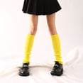 thumbnail image 1 of Sales Today Knee Socks for Women Under $2 GIJNRIUIUA Yellow Knee-High Socks Knitted Socks Women's Foot Warmer Leg Warmers, 1 of 4