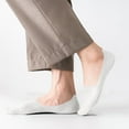 thumbnail image 1 of Sales Today Low Cut Non Slip Thin Invisible Socks Under $2 GIJNRIUIUA White No-Show Socks Large Size Foreign Trade Rubber Cotton Socks Socks Spring Summer Autumn and Winter Men's Short Socks, 1 of 3