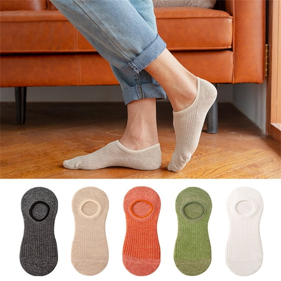 Sales Today Non-Slip No Show Socks Under $6 GIJNRIUIUA Dark Gray No-Show Socks Women's 10 Pack No Show Socks | Cut Liner Wicking Non Lightweight Ideal for Sneakers Athletic Socks
