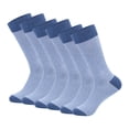thumbnail image 1 of Sales Today Soft Above Ankle Sock Under $7 GIJNRIUIUA Blue Crew Socks 3 Pairs of Men's Casual Dri Tech Control Socks Breathable Stockings Knee-High Socks, 1 of 2