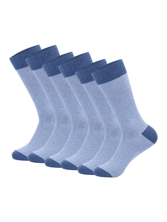 Sales Today Soft Above Ankle Sock Under $7 GIJNRIUIUA Blue Crew Socks 3 Pairs of Men's Casual Dri Tech Control Socks Breathable Stockings Knee-High Socks
