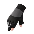 thumbnail image 1 of Sales Today Thermal Cold Weather Gloves GIJNRIUIUA Under $4 New Warm Gloves Men and Women Outdoor Sports Driving Non Slip Padded Fishing Mountaineering Autumn and Winter Gloves Black Gloves & Mittens, 1 of 5