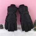 thumbnail image 1 of Sales Today Thermal Cold Weather Gloves GIJNRIUIUA Under $7 Winter Gloves Outdoor Adult Men Women Snow Skating Snowboarding Windproof Warm Solid Ski Gloves Blue Gloves & Mittens, 1 of 4