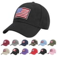 thumbnail image 1 of Sales Today Under $5 Blue Baseball Hat GIJNRIUIUA Flag Embroidered Soft Cotton Fitting Cap for Men and Women Trucker Hats, 1 of 4