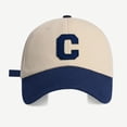 thumbnail image 1 of Sales Today Under $5 Navy Baseball Caps GIJNRIUIUA Spring/Summer Big Headed Soft Top C Letter Colored Tongue Hat Baseball Hat Sun Hats, 1 of 3