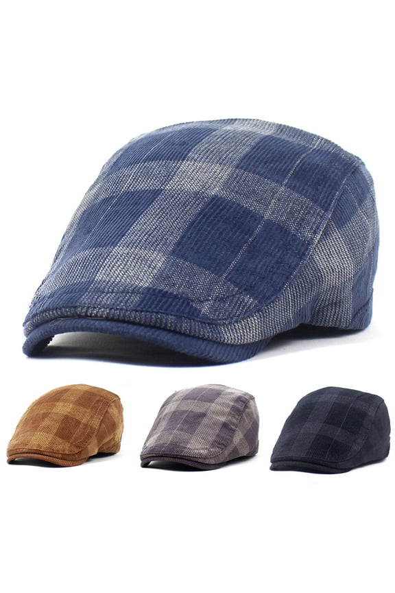 Sales Today Under $5 Navy Flat Hat GIJNRIUIUA Men's and Women's Newsboy Hats Retro Taxi Drivers Hunting Hats Visor Hats