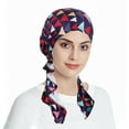 thumbnail image 1 of Sales Today Under $5 Red Head Coverings Scarf Headwraps GIJNRIUIUA Womens Casual Printed Head Hat Cap Headwear Muslim Turban Cap Beanie Hat, 1 of 4